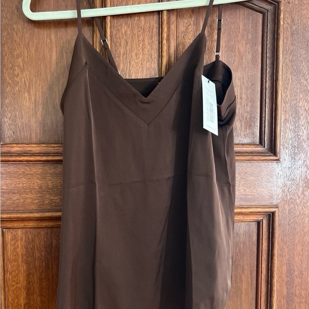 Amour Vert Espresso Sleeveless Top